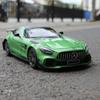 1/18 Benzs-GT GTR Legierungs-Rennwagenmodell Diecast & Spielzeugfahrzeuge Metall-Sportwagenmodell Simulation Ton und Licht Kinderspielzeug Geschenk