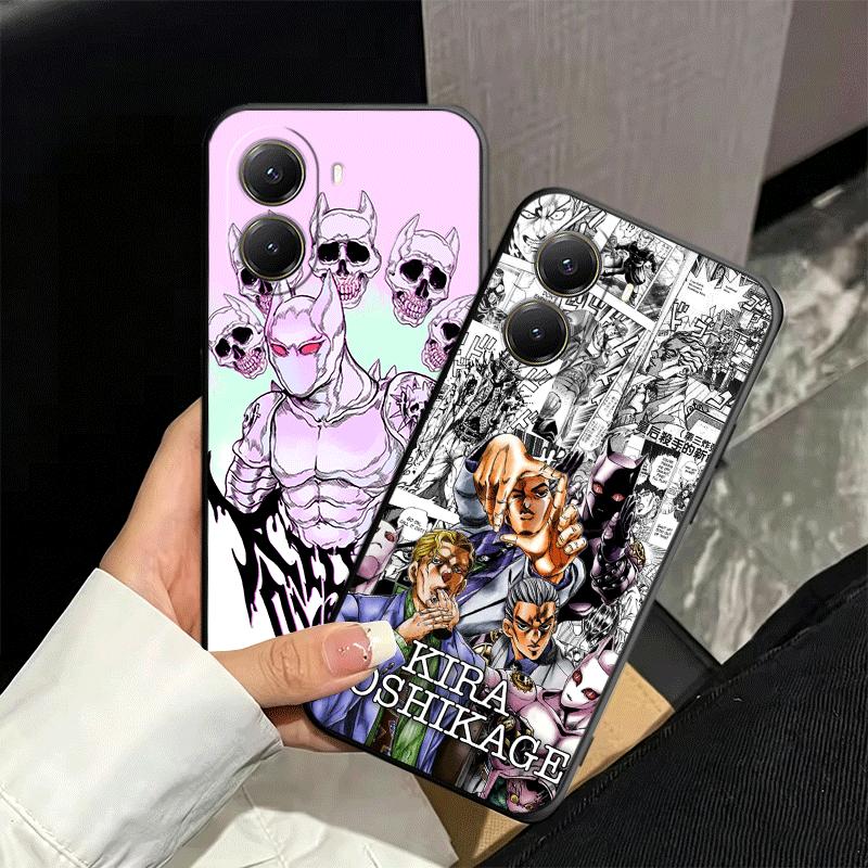 JoJo Adventure Killer Queen Soft Phone Case for Xiaomi Poco X5 X6 X7 X8 Pro Max X3 F7 F8 Ultra M8 M7 M6 M5 Redmi 15 15C 14C 13C