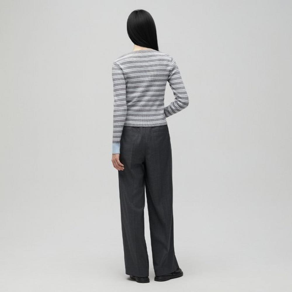 Lap Inner Layered Stripe Knit As1kh165