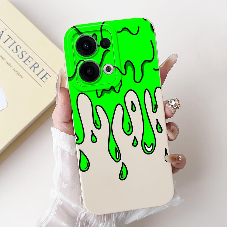 For Oppo Reno 13 Pro 5G Case CPH2697 Unique Fashion Cartoon Cover Soft Silicone Phone Case For Oppo Reno13 Pro Reno 13 5G Fundas