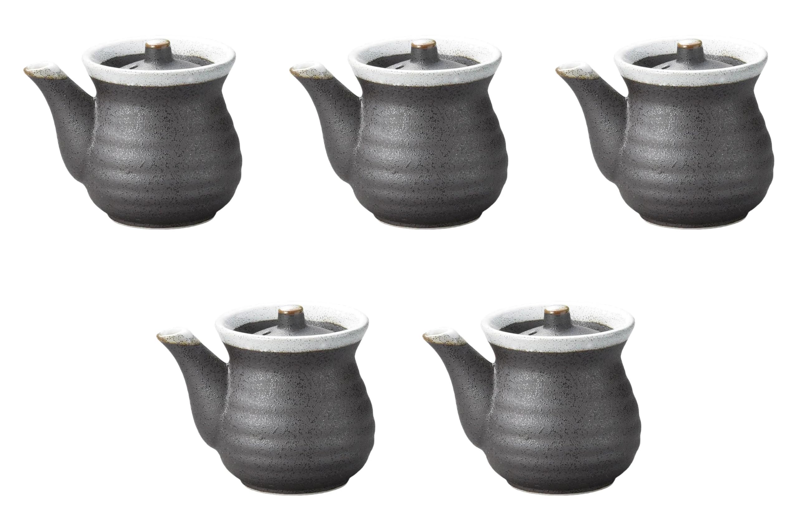 

Set of 5 white soy sauce dispensers x Soup dispenser Setomonohonpo [8 8.5cm (250cc)] білий