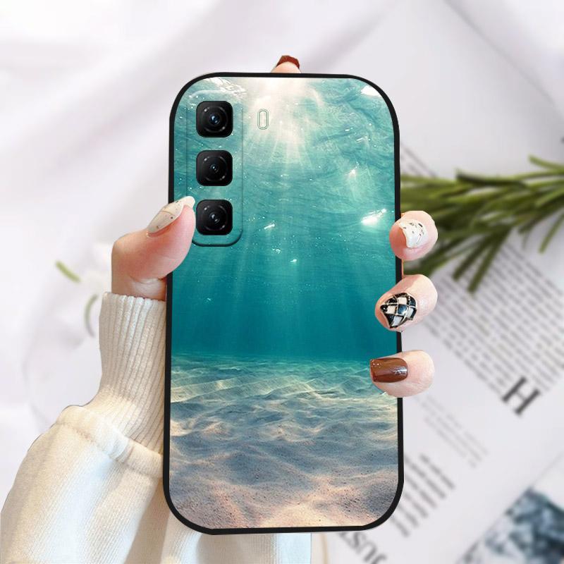 For Infinix Hot 60 Pro X6885 4G Case Camera Protection Cover Soft TPU Phone Casing For Infinix Hot 60Pro Hot60 Pro Fundas Bumper