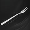 6pcs Set Stainless Steel Fruit Fork  Dessert Fork, Cake Two Tooth Fork, Creative Swan Base Tableware Storage Rack