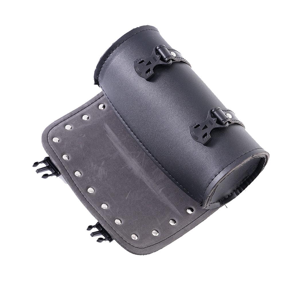 Univerzální taška na řidítka na motorku Vodotěsná kapsa Brašny na sedlo Taška na nástroje pro uložení nářadí Kožený držák kapacity Velký