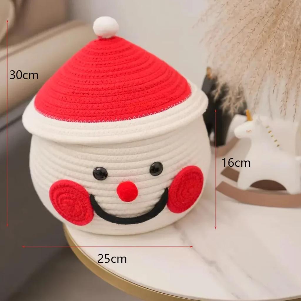 Creative Hand Woven Storage Basket  Tree Cartoon Storage Box  Snack  Make Up Organizers Home Decor