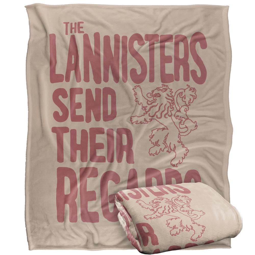 Game of Thrones Lannisters Send Their Regards Blanket