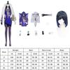 Yelan Cosplay Game   Cosplay Bodysuit Sexy Lovely Uniform Wig Suit Halloween Party Clothing Costumes