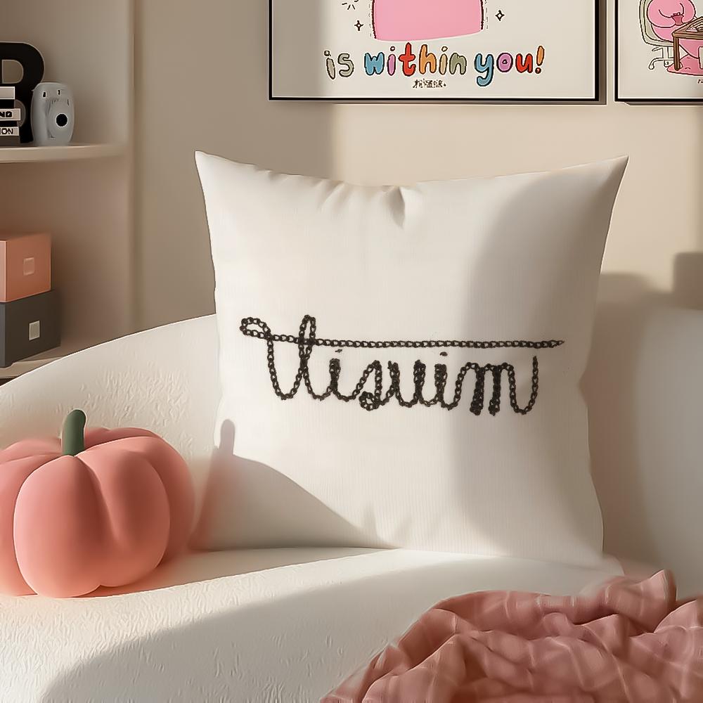 Brand Design VVisvimS Cushion Cover Pillowcase Short Plush Invisible Zipper Room Sofa Cushion Cover