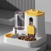 Automatic Pet Feeder Cat Feeder with Water Dispenser 2-in-1 Large Capacity Self Feeding Device for Small Medium Dog Puppy Kitten
