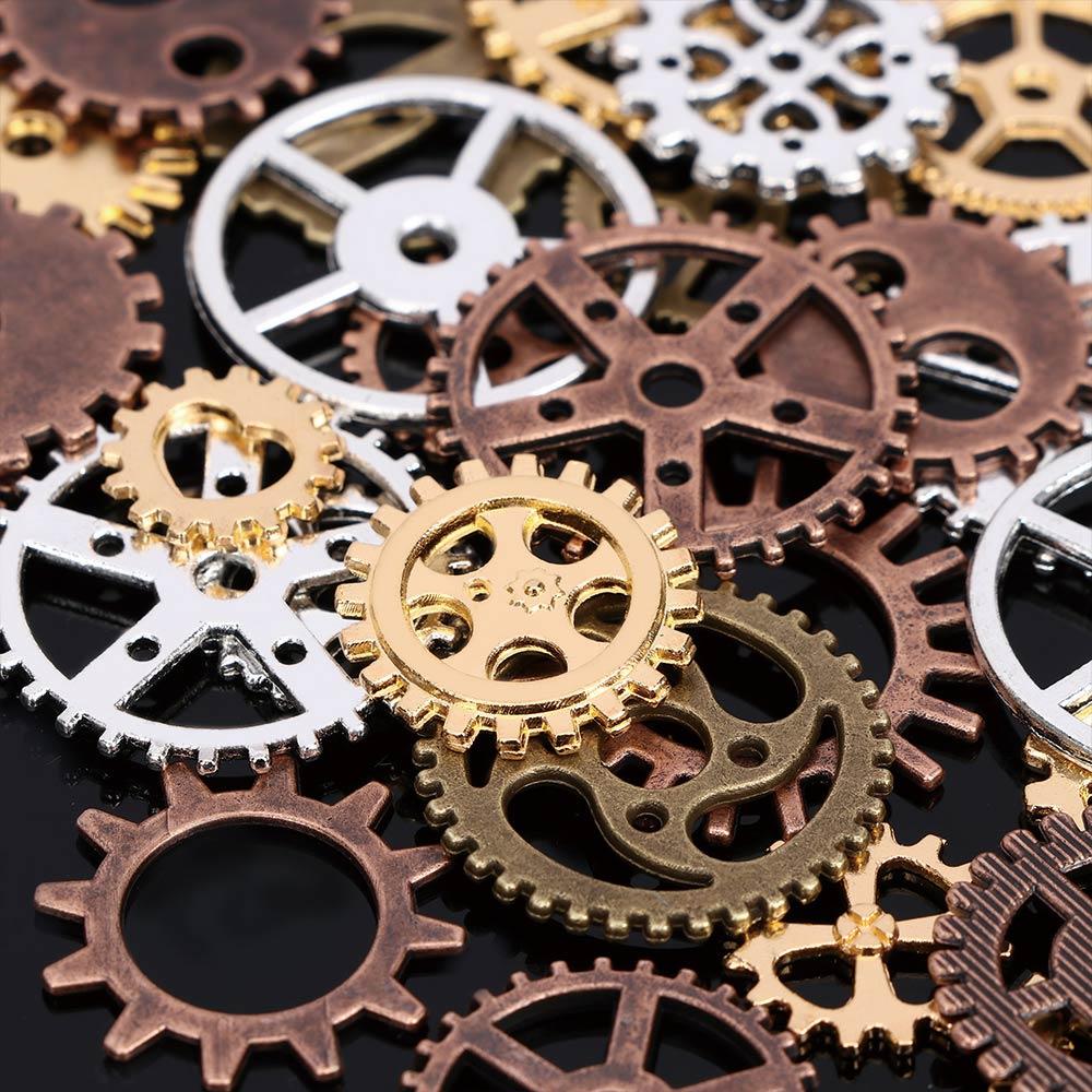 High Quality DIY Charms Mixed Vintage Jewelry Cogs & Gears Watch Parts Steampunk Making Craft Arts