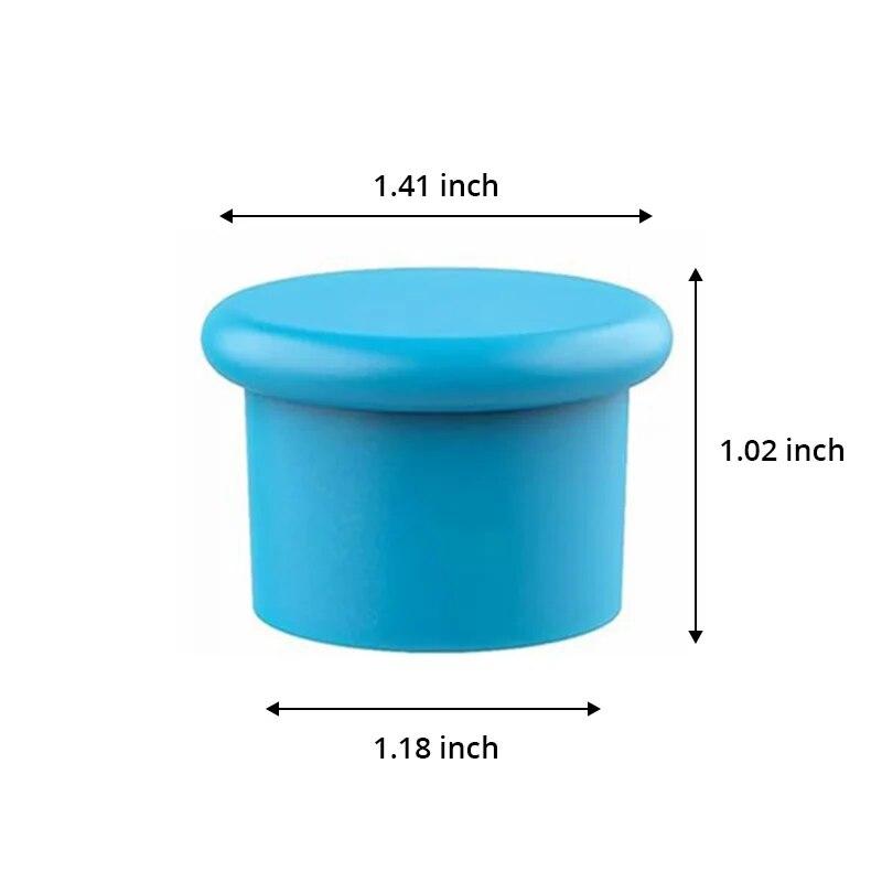 1PC Candy Colors Silicone Stoppers Leak Free Wine Bottle Stoppers Kitchen Bar Tools For Red Wine And Beer Bottle Cap