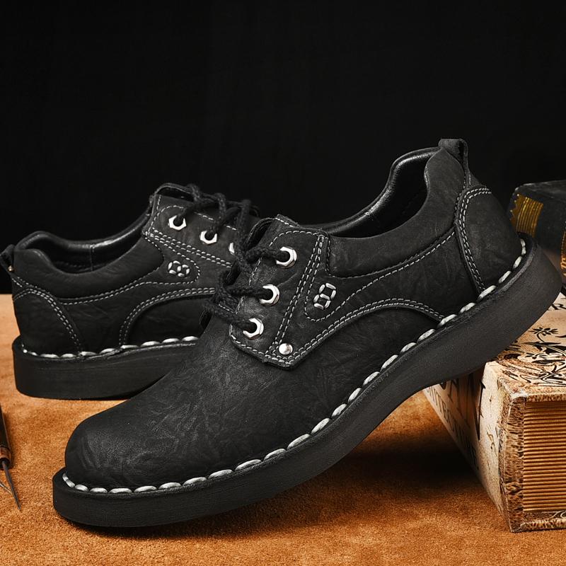 Fashion Men's Casual Shoes Classics Solid Color Business Casual Shoes Comfortable Driving Shoes High Quality Men Formal Dress Footwear