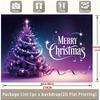 Party Backdrop Christmas Pink Purple Merry Flat Snowflake Star Festive Holiday Photo Booth Background Party Decor