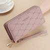 Portafogli da Donna Stile Dolce Portafoglio Lungo Stampato con Fiocchi, Porta Carte in Pelle, Portamonete, Borsa a Pochette