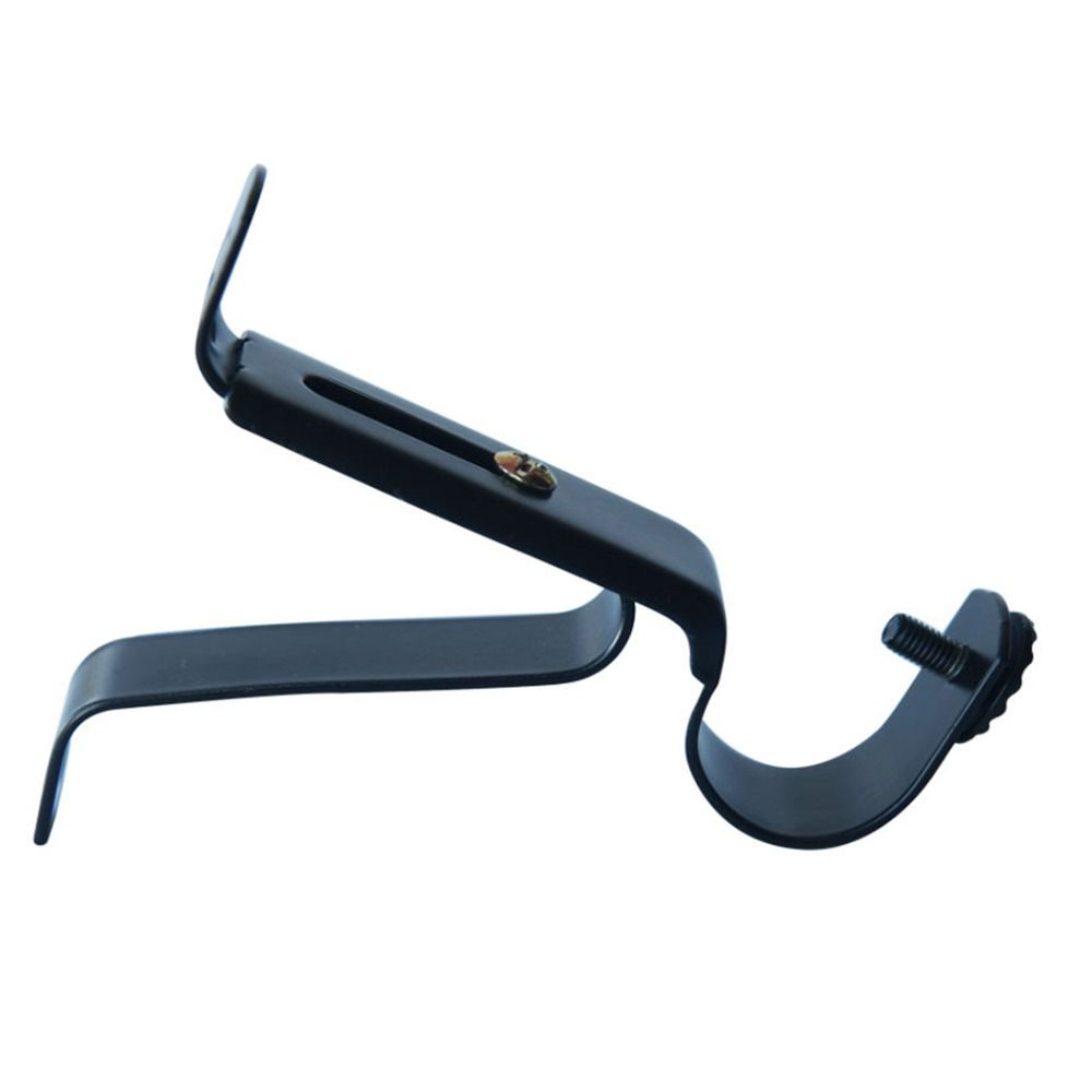 

Прочные Кронштейны для Карнизов Металлический Фиксирующий Зажим Перекладины Крючок-Вешалка для Дома чёрный
