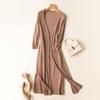 Women Long Cardigan Poncho Summer Autumn Thin Silk Knitted Cardigans Knitted Sweater Casual Loose Coat Jacket