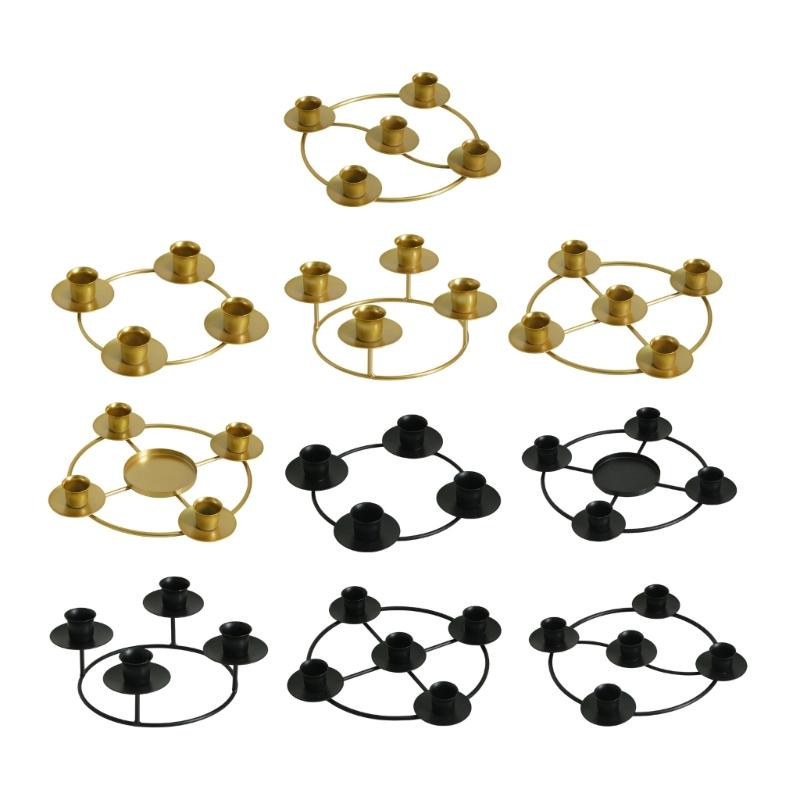 Decorative Candle Stands Iron Taper Candle Holders Candelabra Retro Candlestick Holders for Wedding,Table Centerpieces