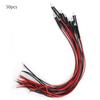 50Pcs 12V Prewired LED Light Emitting Diodes 3mm Round  Light Bead Multicolor Quick Flashing