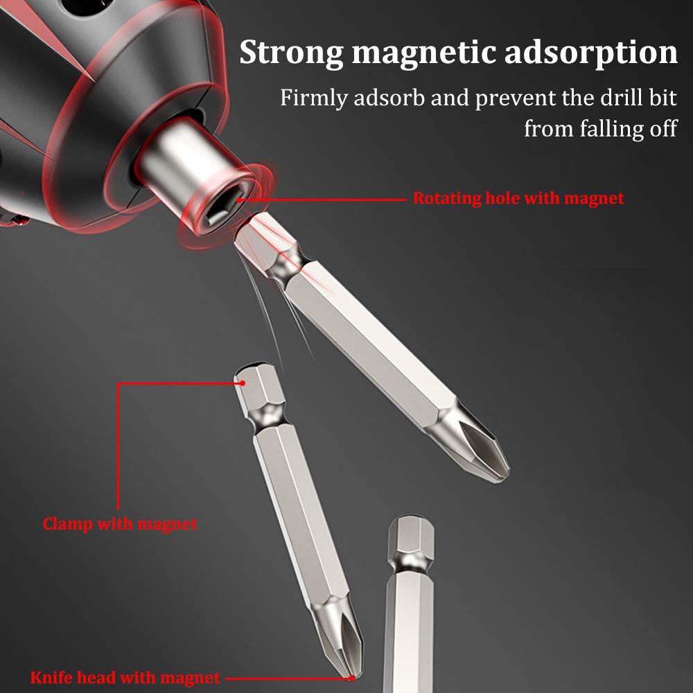 300rpm Cordless Electric Screwdriver Rechargeable Lithium Battery Mini Drill 4.2V Power Tools Set Household Maintenance Repair