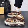 Mode Vier Jahreszeiten Herrenschuhe 2025 Neue Atmungsaktive Freizeit-Sneaker Vielseitige Dicke Sohle Höhenerhöhend Rutschfest Klobige Sneaker