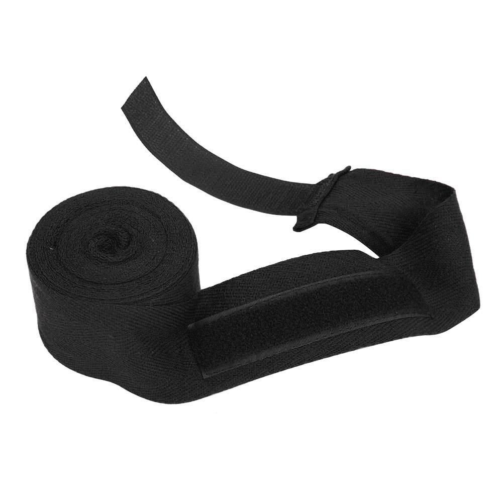 1 Pair Elastic Hand Wrap Bandages Punching Handwrap Protector for Boxing Muay Thai(Black, )