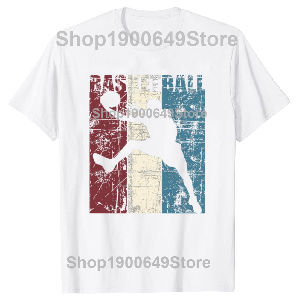 Funny Colorful Basketball Design Boys Player T Shirt Men Women Cotton Humor Streetwear Tee Shirt Short Sleeve Unisex Clothing