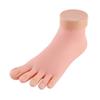 Piede per Pratica Unghie Flessibile Mobile Silicone Protesico Mani Finte Morbide per Allenamento Nail Art Display Strumento Manicure