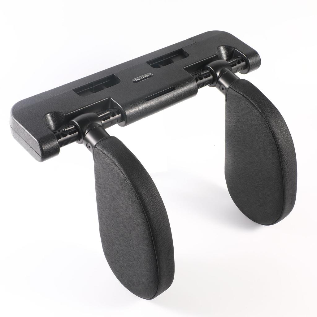 Adjustable Children's U-Shaped Memory Foam Car Headrest Pillow for Side Sleeping & Neck Support