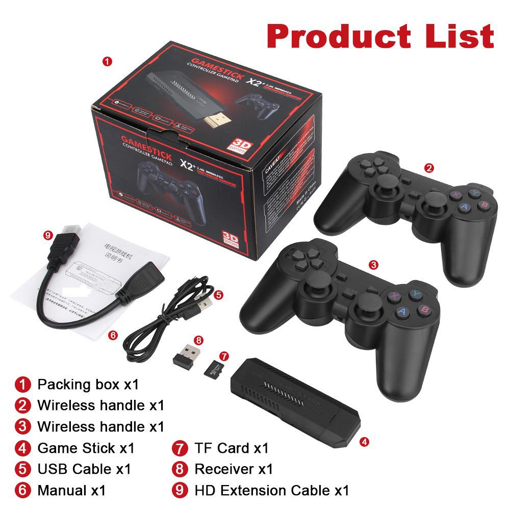X2 Game Console: All-in-One Wireless Controller with Classic Arcade Joystick, Easy To Use
