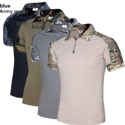 Camo Quick Dry Breathable Shirt Tight Army Tactical Shirts Mens Compression Top Fitness Body Bulding