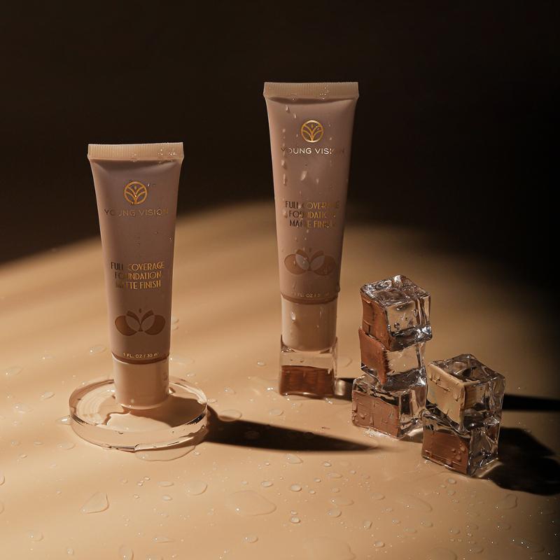 6-color Liquid Foundation, Invisible Modification of Skin Color, Foundation Cream, Concealer, Matte and Moisturizing
