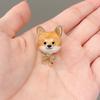Fashionable Shiba Inu Brooch Delightful Shiba Inu Brooch Adornment Enhances Your Look With A Touch Of Fun