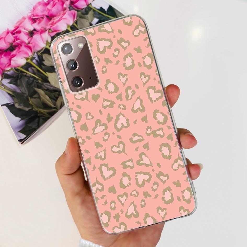 For Samsung Note 20 5G Case SM-N981B Popular Flower Slim Soft Silicone Phone Cover For Samsung Galaxy Note20 Ultra 5G Funda Capa