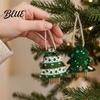 Christmas Gift Bags Tree Shaped with Drawstring Reusable Holiday Fabric Bags Decor Winter Goodie Storage Pouches for Present Wrapping Party Favors