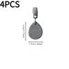 4PCS hot-selling water drop tablecloth clip, tablecloth pendant, curtain fixing clip, large gram heavy windproof clip