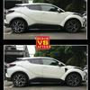 2X Black Side Front Door Wing Fender Cover Trim For Toyota C-HR CHR 2017-2022