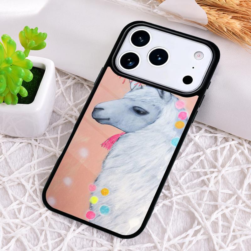 

Llamicorn Phone Case for iPhone 17 Air 16 15 11 12 14 13 Pro Max Shockproof Cover iPhone 16 Pro Max