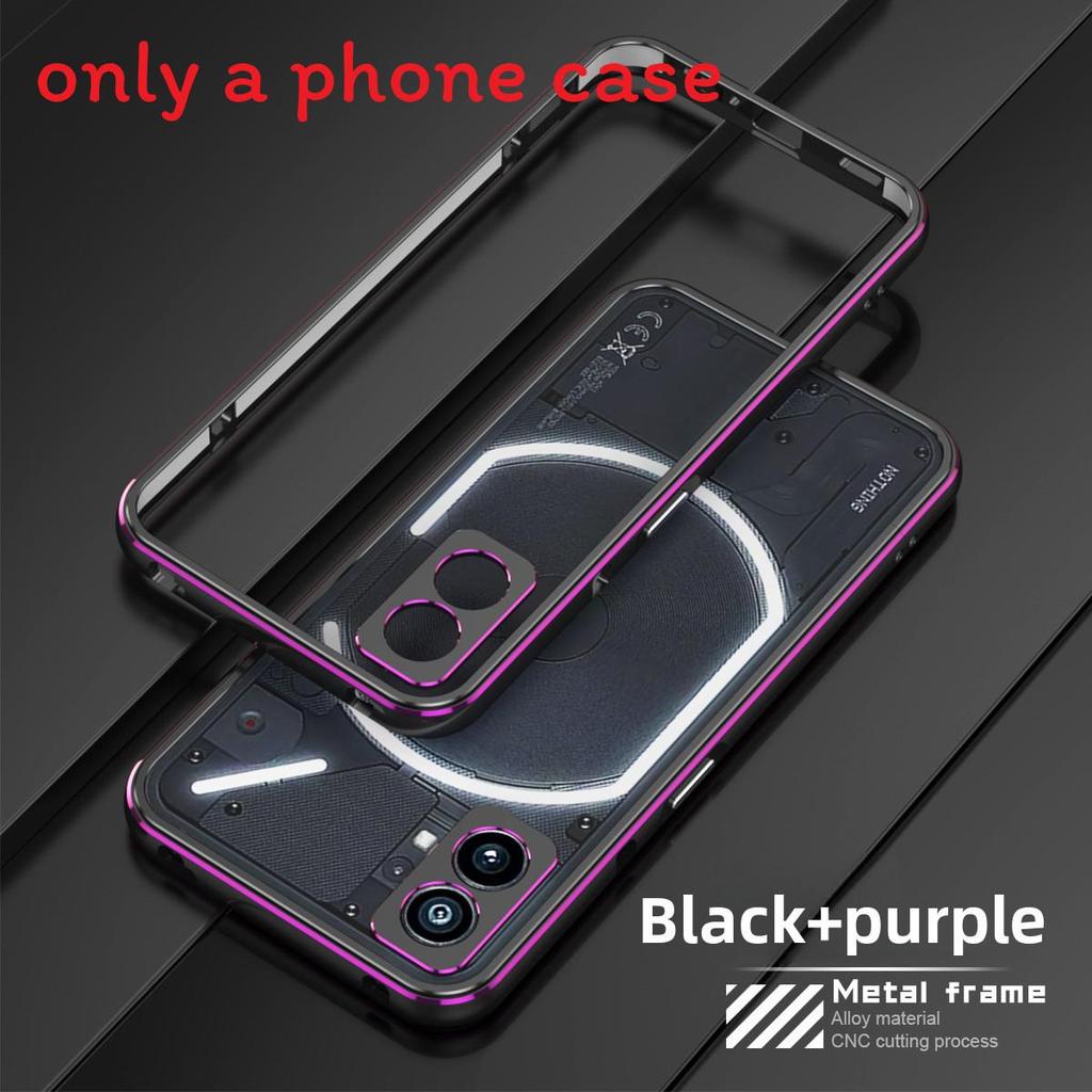 For Nothing Phone2 Metal Frame Protective Case With Shockproof And Heat Dissipation For Stylish Phone Accessories