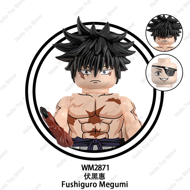 Jujutsu Kaisen Hot Anime Mini Acion Figures Satoru Gojo Model Classic Cartoon Building Blocks Itadori Yuji Dolls Bricks Toy Gift