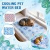 Pet Cooling Gel Mat Water Filled Ice Pad for Pets Non Toxic Reusable Portable Cooling Bed for Dogs and Cats Durable Comfortable Surface