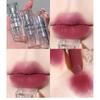 VIBELY Transparent Silver Matte Velvet Lipstick Pigmented Waterproof Lipstick Small Ice Cube Shape Lip Makeup Lipstick