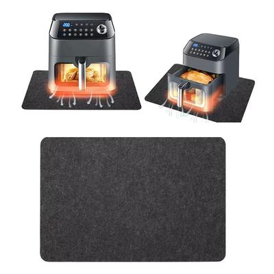 1-5 Stück Hitzebeständige Filz-Geräte-Gleitmatte Rutschfeste Silikonbasis für Heißluftfritteuse Kaffeemaschine Küchenschutz 44x30cm