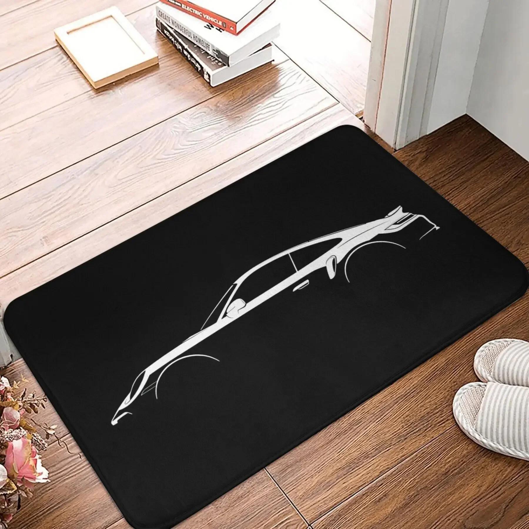 VIKAMA Porsche 911 Turbo S Door Mats—Non-Slip Flannel Rugs, Perfect For Entryways, Bedrooms, And Living Rooms 40cm x 60cm