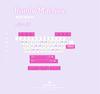 Candy Gachapon Keycap Purple And Pink Color Matching Pbt Cherry Wooting Digital Area Letter Area Keycaps