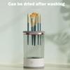 Electric Makeup Brush Cleaner Fast Cleaning And Drying Transparent Body For Easy Monitoring