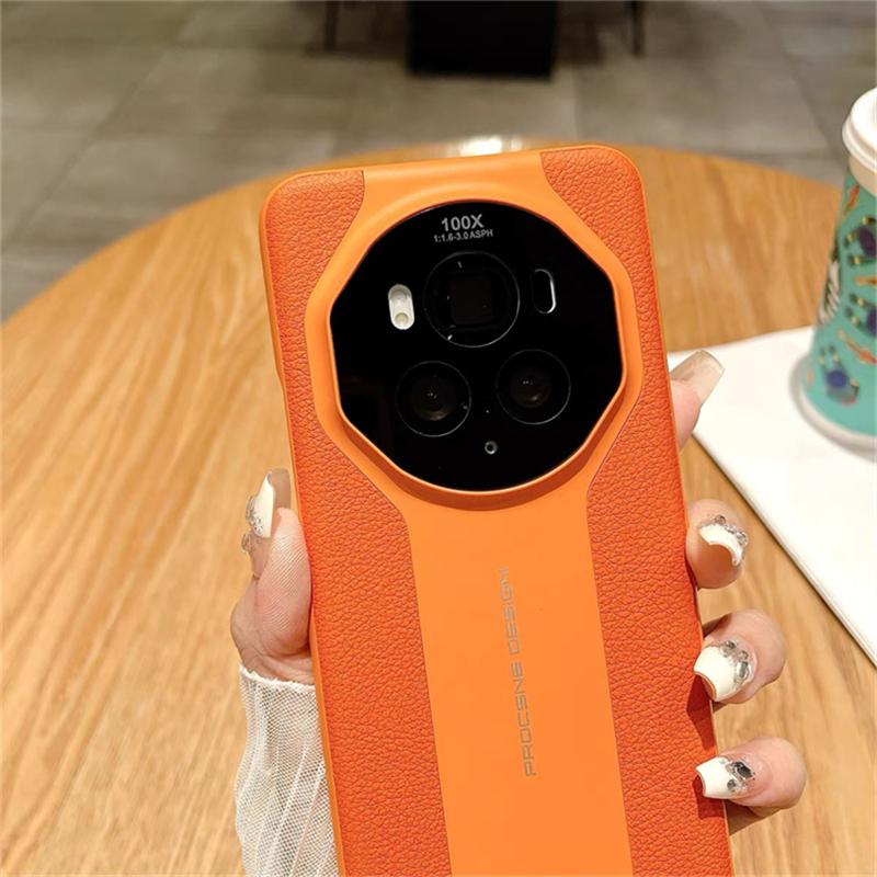 Pouzdro Pro Honor Magic 6 Pro 7Pro 5 5G Módní Luxusní Kožené Zadní Kryt Pro Magic7 6 5Pro Telefon Pevná Skořápka Nárazuvzdorný Nárazník