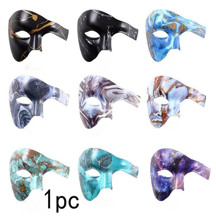 

Венецианский маскарадный бал костюмированная вечеринка Хэллоуин карнавал Пасха половина лица таинственная опера призрак маска 1pc