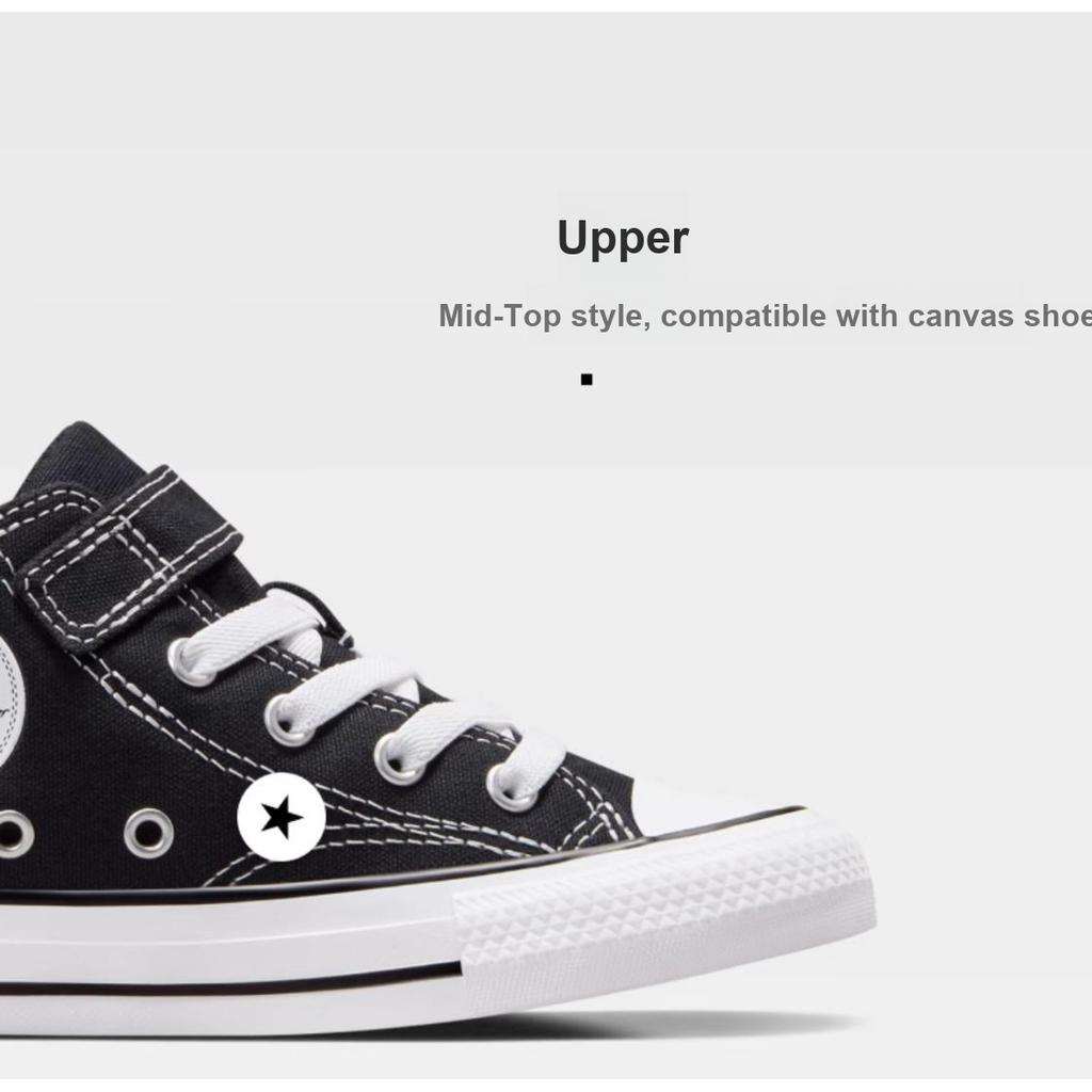 Converse Chuck Taylor All Star Malden Street 1V GS Black White Kids Sneakers A04823C