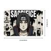 Anime Narutos Itachi Uchiha Doormat Anti-Slip Entrance Bath Kitchen Door Floor Mat  Toilet Rug Carpet Footpad