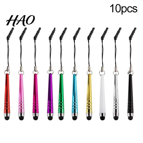 5/10Pcs Anti-dust Capacitive Touch Pen Mini Writing Stylus for Phones Tablet